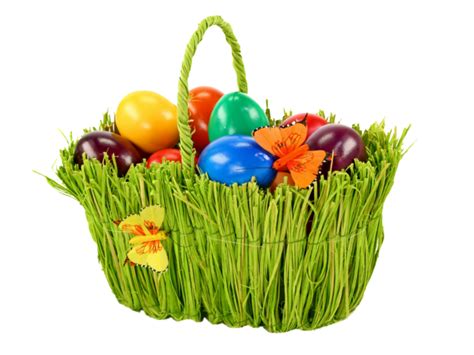 Easter Eggs In Easter Basket Clip Art Easter Frame Easter Eggs