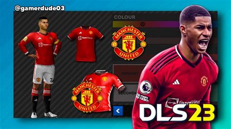 Manchester United Home Kit Dls Youtube