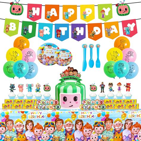 Explore a wide range of the best cocomelon party on aliexpress to find one that suits you! Wholesale Cocomelon Birthday Party Supplies,125pcs ...