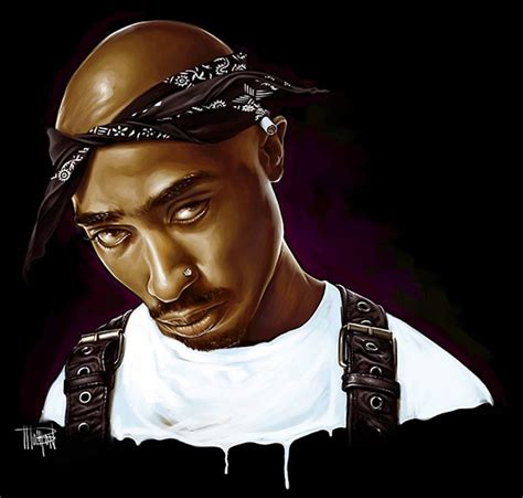 Tupac By Mike Thompson Tupac Art African American Artist Hip Hop