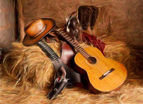 Country And Western Painting Digital Art By Peter G Dobson