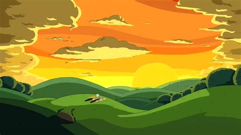 Sunset In The Land Of Ooo By Fullerenedream On Deviantart Adventure