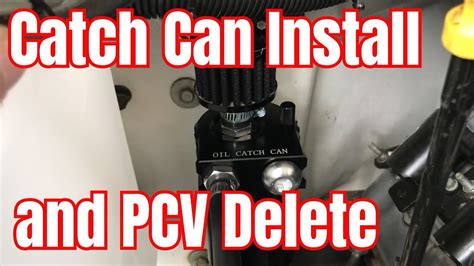 Pcv Delete And Catch Can Install For Ls Turbo Silverado Youtube