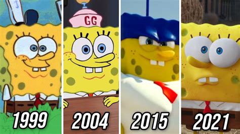 Spongebob Squarepants Evolution 1999 2021 Youtube