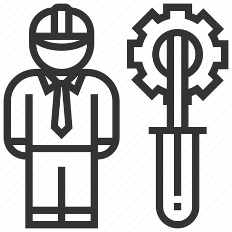 Avatar Construction Engineer Profession Repair User Icon