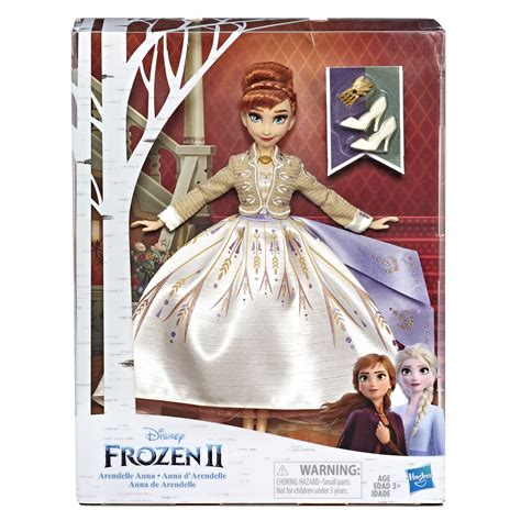 Hasbro Disney Frozen Ii Arendelle Anna Fashion Doll In Glittery White