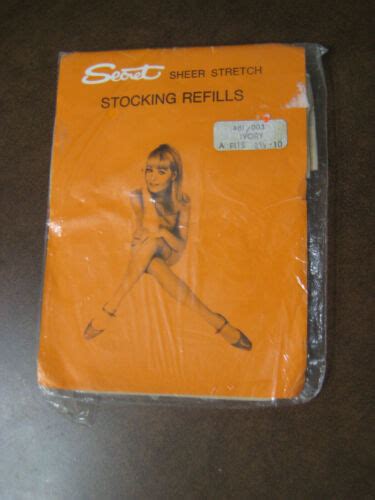 Vintage Nylon Stockings Size 10 Secret Super Stretch Ebay