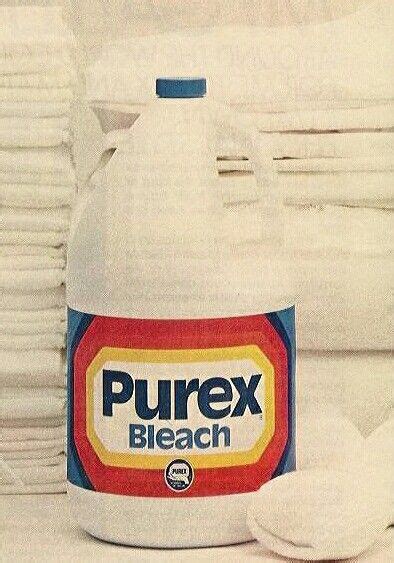 1970s Purex Bleach Bottle Purex Bleach Bottle Vintage Laundry