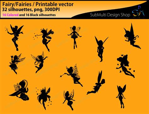 Fairy Silhouette Fairies Fairy Svg Eps Png Dxf Etsy