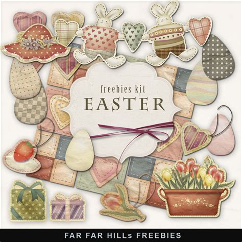 New Freebies Easter Kitfar Far Hill Free Database Of Digital