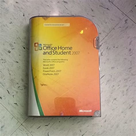 Microsoft Office 2007 Home And Student Edition 3 User Licence Pc