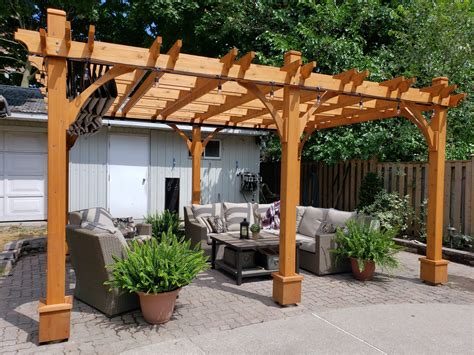 12x16 Breeze Pergola With Retractable Canopy Outdoor Living Today