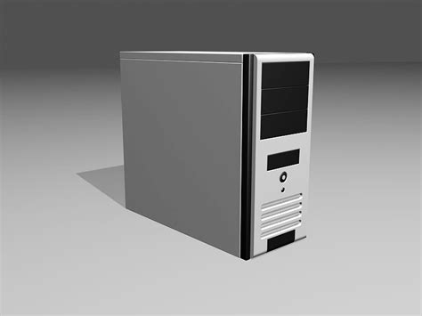 Desktop Pc Case 3d Model 3ds Max Files Free Download Modeling 51846