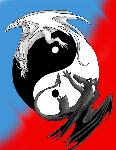 Yin Yang Dragon Yin Yang Dragons By She A Nice On Deviantart Yin