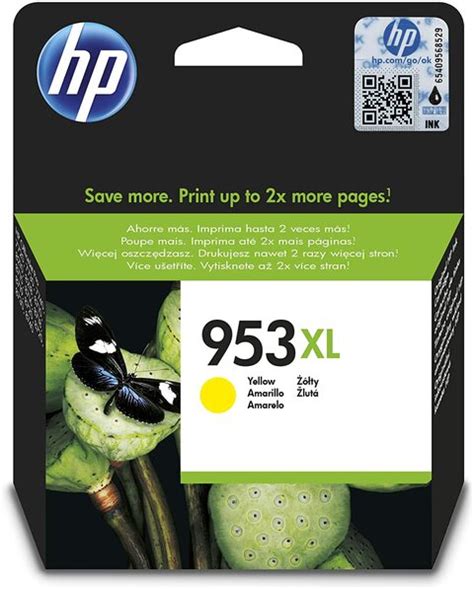 Buy Hp 953xl High Yield Ink Cartridge Yellow F6u18ae Online Shop