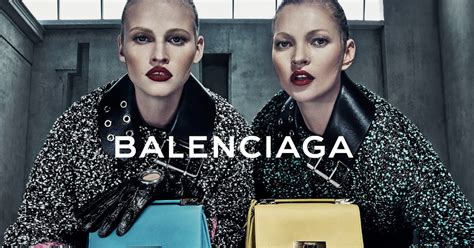 Ad Campaign: Balenciaga: Fall/Winter 2015.16: Lara Stone and Kate Moss 
