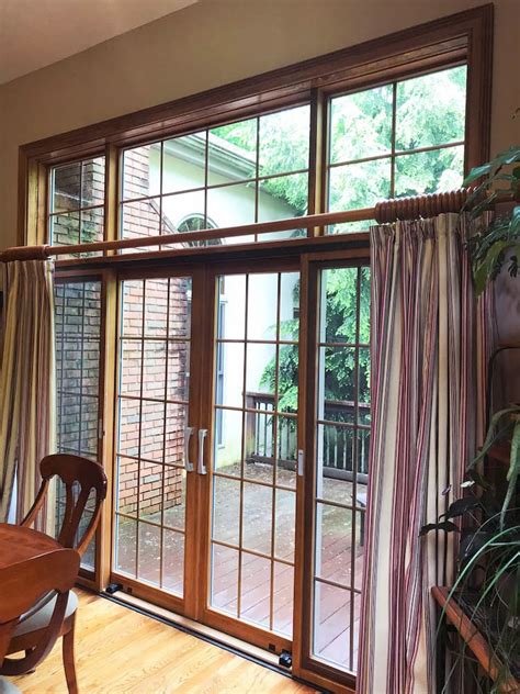 4 Panel Sliding Glass Door Lets In Natural Light Pella Replacement
