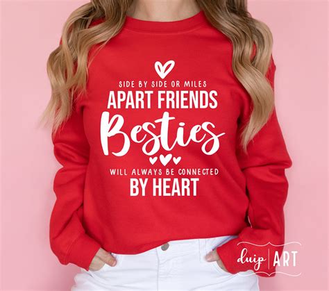 Besties Svg Friends Svg Best Friends Shirt Connected By Etsy