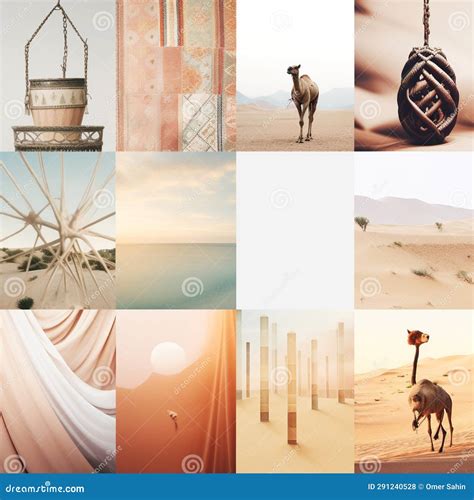 Wanderlust Moodboard - Travel Treasures from Around the World Stock