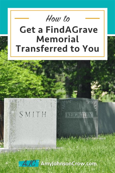 How To Get Your Ancestors Findagrave Memorial Transferred To You Amy