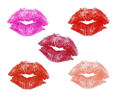 Pink Lipstick Kiss
