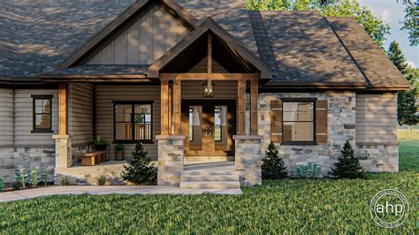 One Story Craftsman Style Home Plans Aspects Of Home Business
