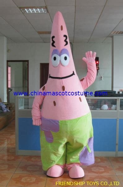 Patrick Star Moving Mascot Costume