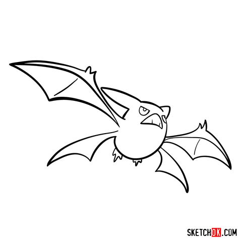 How To Draw Crobat Pokemon Sketchok Easy Drawing Guides