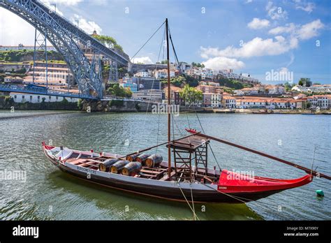 Porto Portugal June 17 2016 Old Town Cityscape On The Douro River