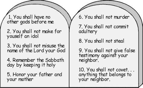 God gave them to the people of israel. ten commandment coloring pages for kids | The 10 ...
