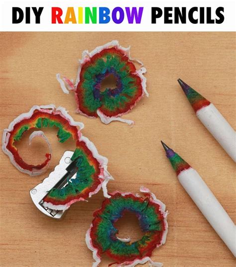 Color Your World With These Diy Rainbow Pencils Crafts Crafty Diy