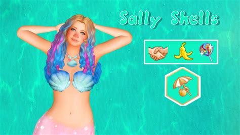 Sally She Sells Seashells On The Seashore As A ♡ Queerandtotally ♡ ♡ Originalsims