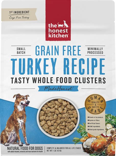 The Honest Kitchen Grain Free Turkey Recipe Whole Food Clusters Dry Dog