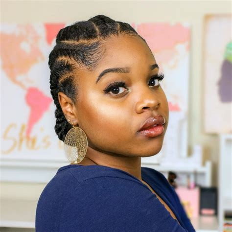 10 Natural Braided Hairstyles For Black Hair