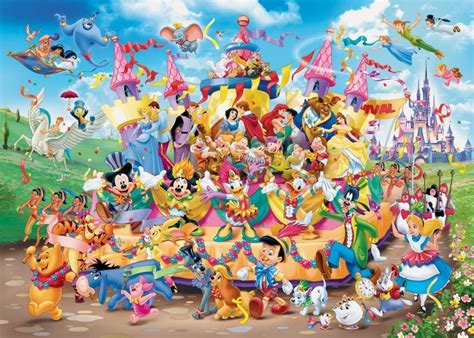 1000 Piece Jigsaw Puzzle Disney Carnival Characters