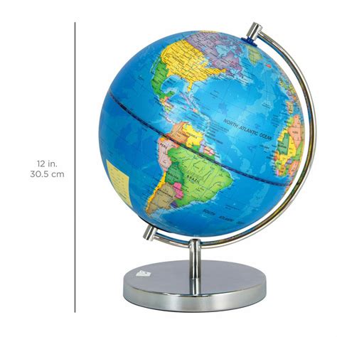 2 In 1 Kids World Map And Constellation Globe Light Up Night Day View