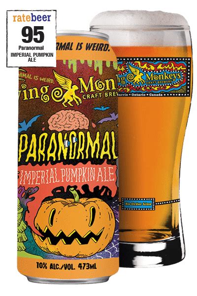 Paranormal Imperial Pumpkin Ale Flying Monkeys Craft Brewery