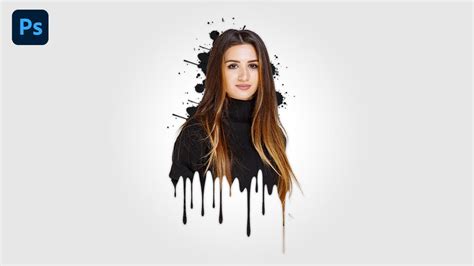 How To Create Dripping Effect In Photoshop Youtube