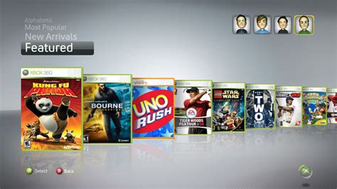 Pics Xbox 360s New User Interface Wired