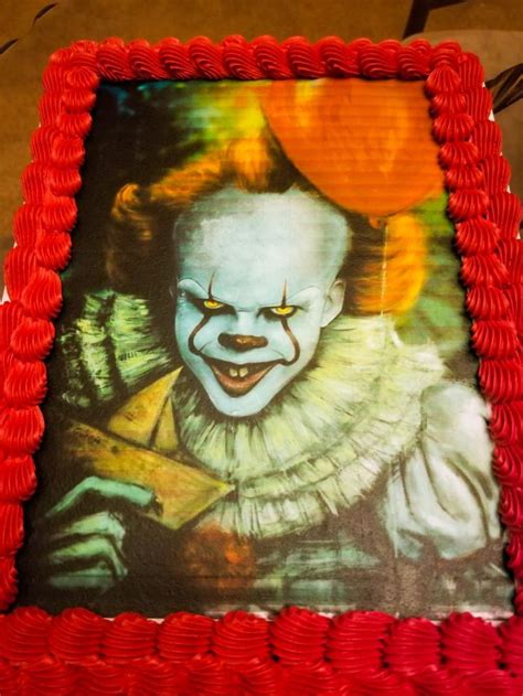 Pennywise It Cake Its My Bday Pennywise Cake Ideas It Cakes Pennywise