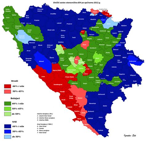 Tras el genocidio la mayor parte de la población es serbia y. Vesti - DOKUMENT: Rezultat popisa u BIH