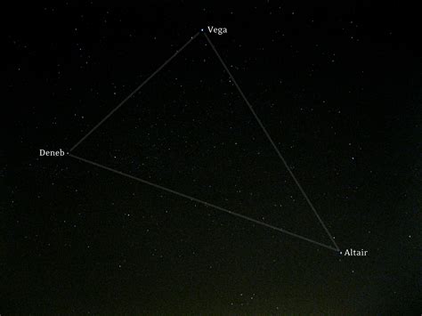 Vega Deneb And Altair Playing With The Summer Triangle In Photoshop
