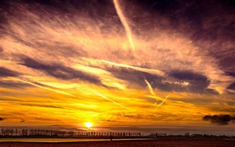 唯美浪漫的夕阳天空风景图片壁纸 第5页 Zol桌面壁纸