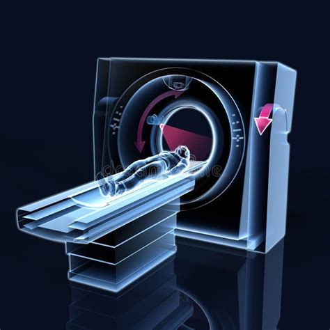 Ct Computer Tomography Medically 3d Illustration Stock Illustration