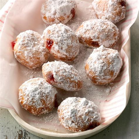 Berry-Filled Doughnuts Recipe | Taste of Home