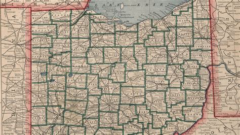 Map Of Ohio Cities And Townships United States Map
