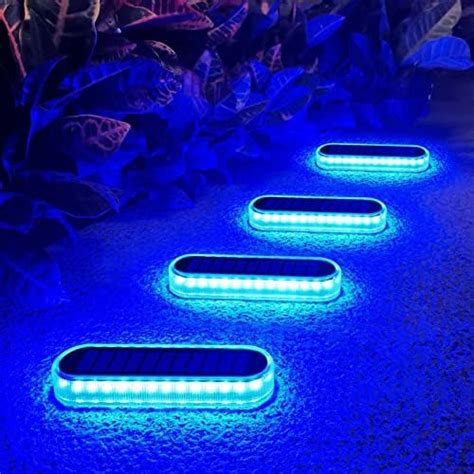 Lacasa Blue Solar Decking Lights LED Solar Lights Outdoor Garden 4