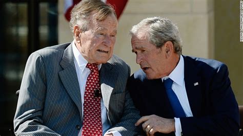 Bush 41 Calls Trump A Blowhard Wh Strikes Back Cnnpolitics