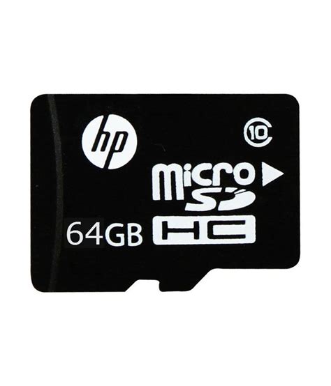 Check spelling or type a new query. HP 64GB MICRO SD CARD (Class 10) - Memory Cards Online at Low Prices | Snapdeal India