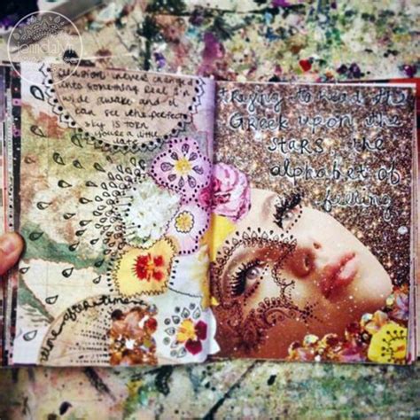 Mixed Media Art Journal Pages By Jenndalyn Art Journal Mixed Media